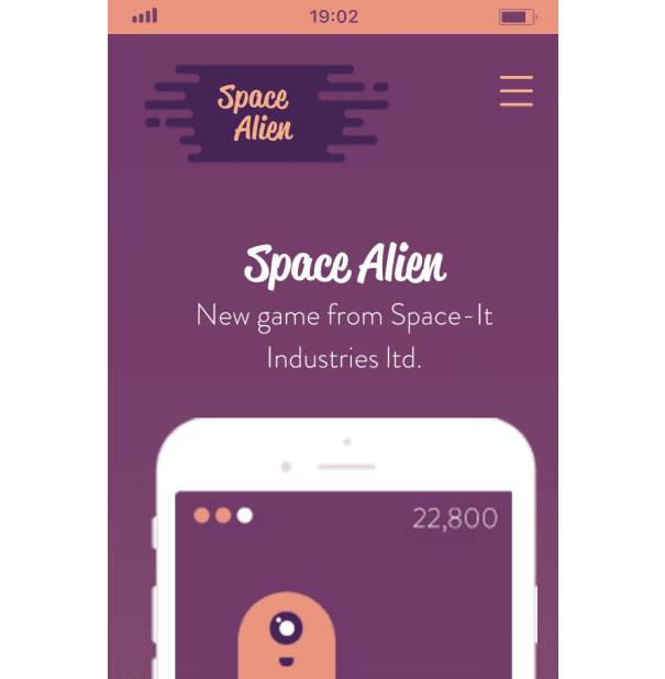 Example 5 of a ‘most popular’ website design in desktop and mobile.